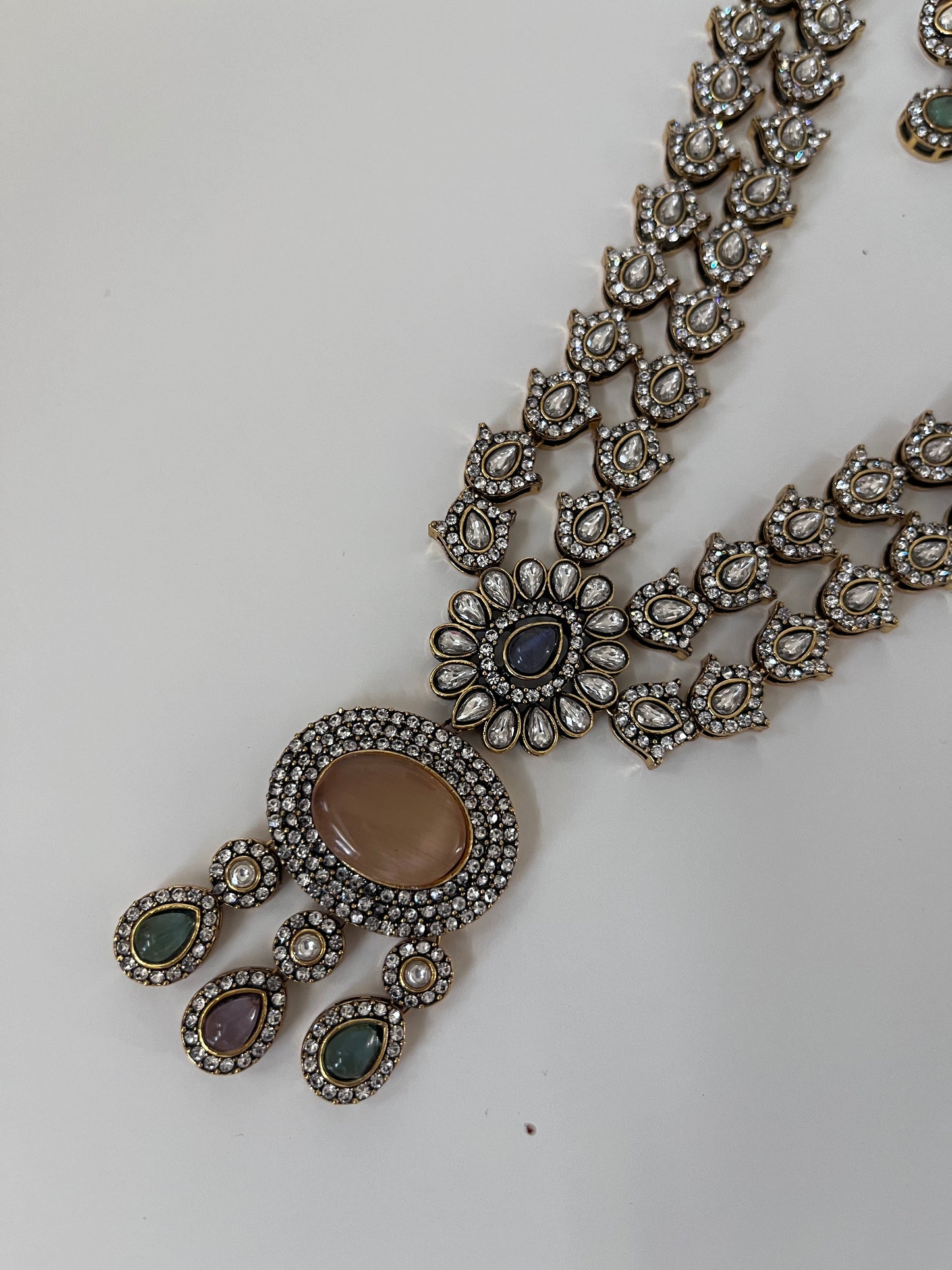 Victorian Green Orange Set