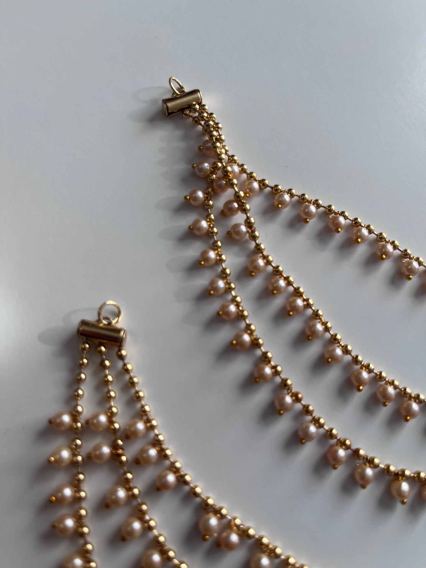 Three-Tier Gold Pearl Sahara