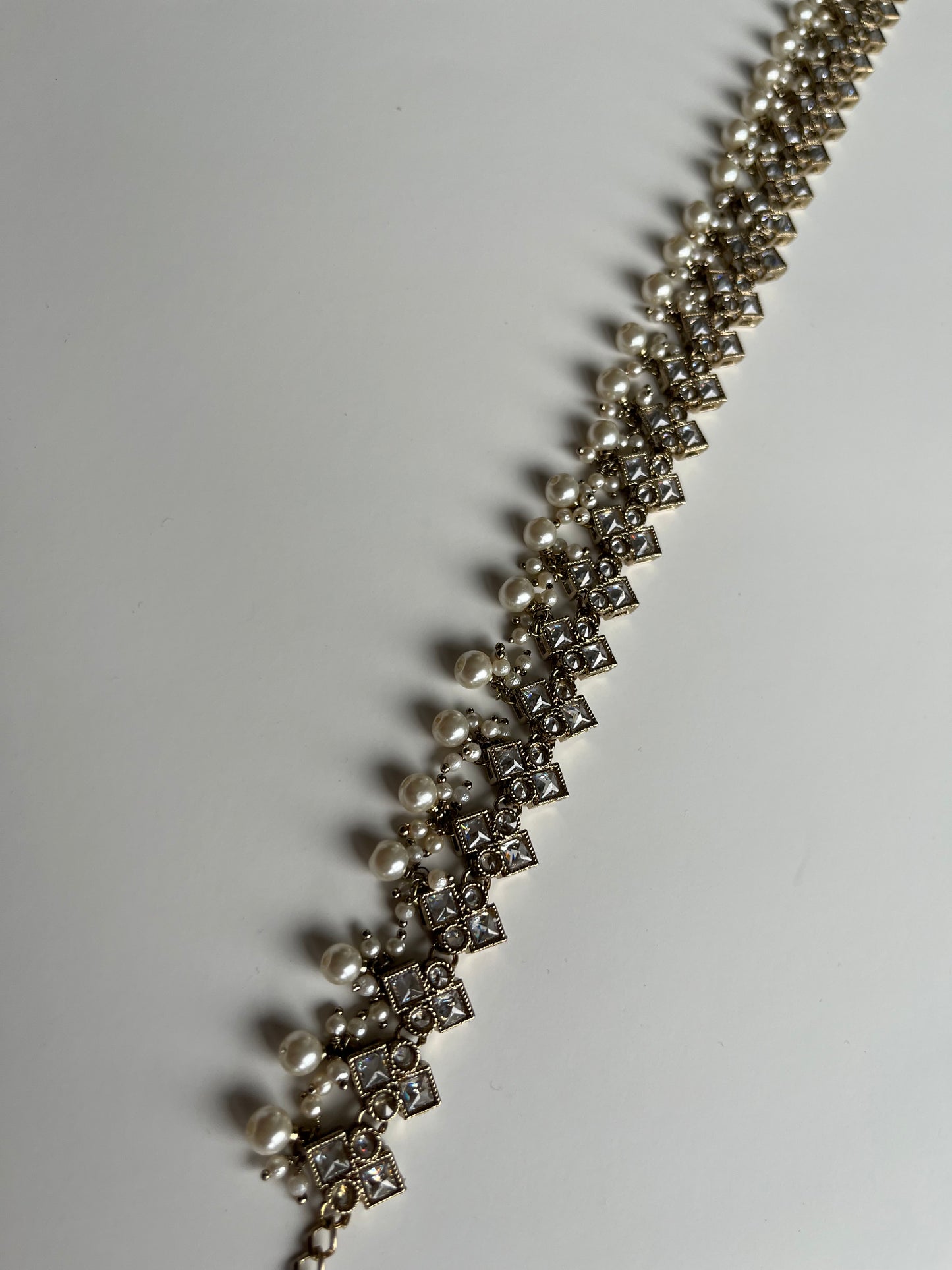 White Polki Pearl Waistchain