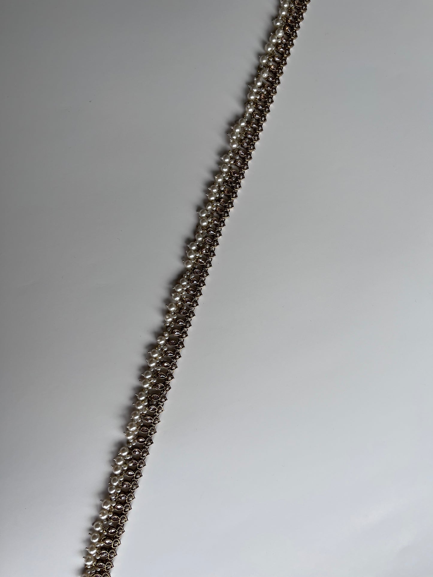 Tear Drop White Pearl Waistchain
