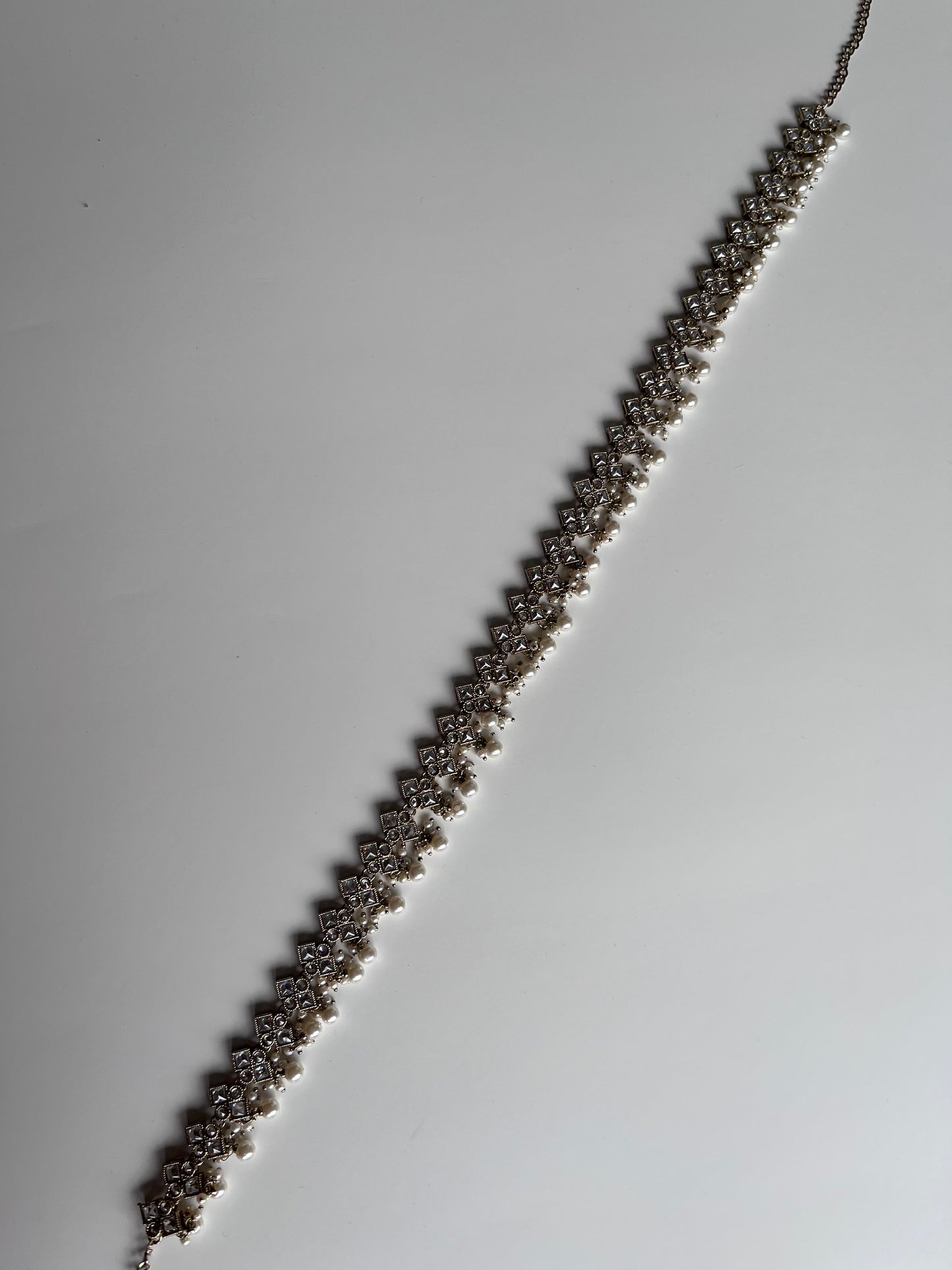 White Polki Pearl Waistchain