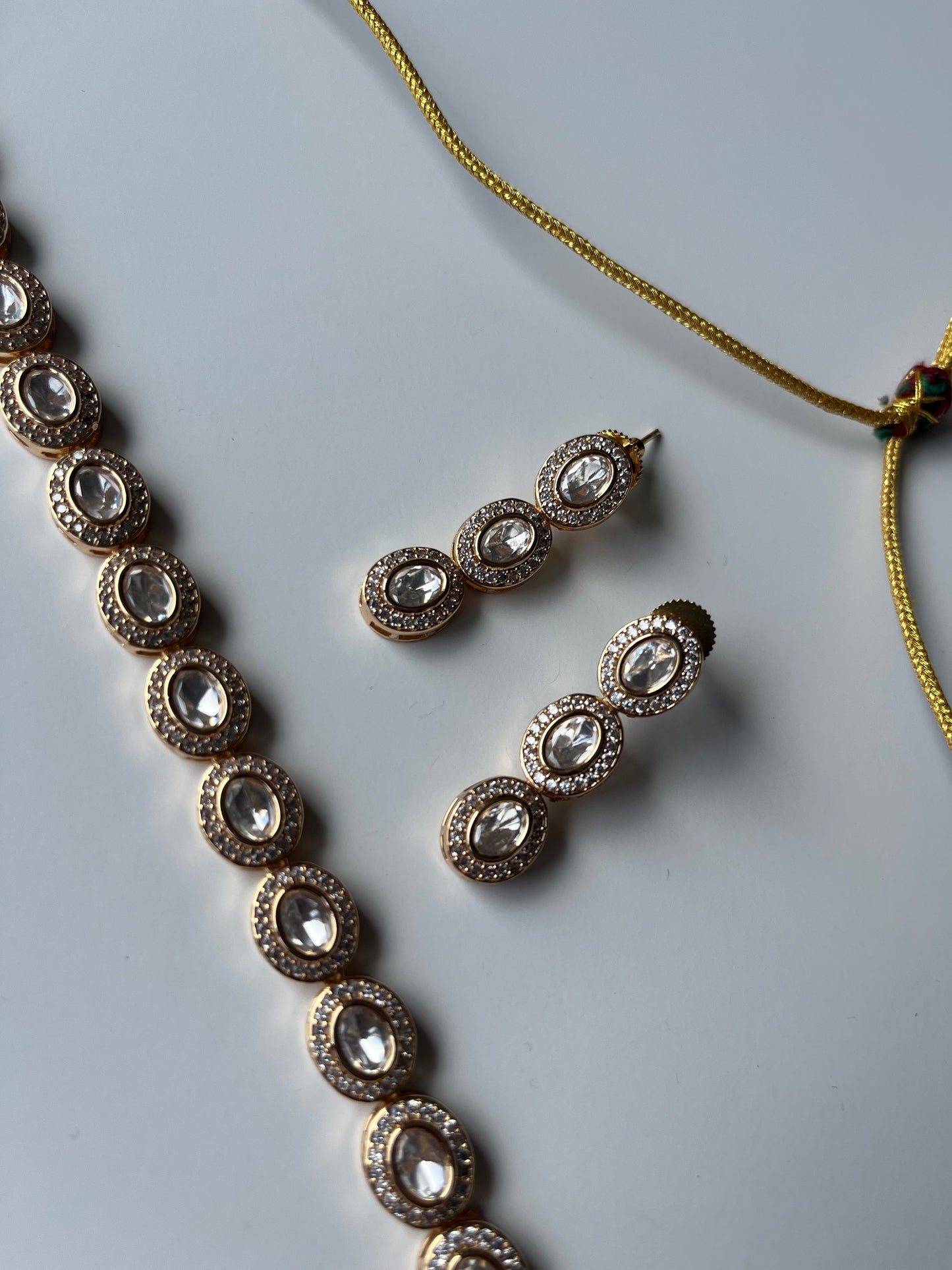 Single Kundan Necklace Choker