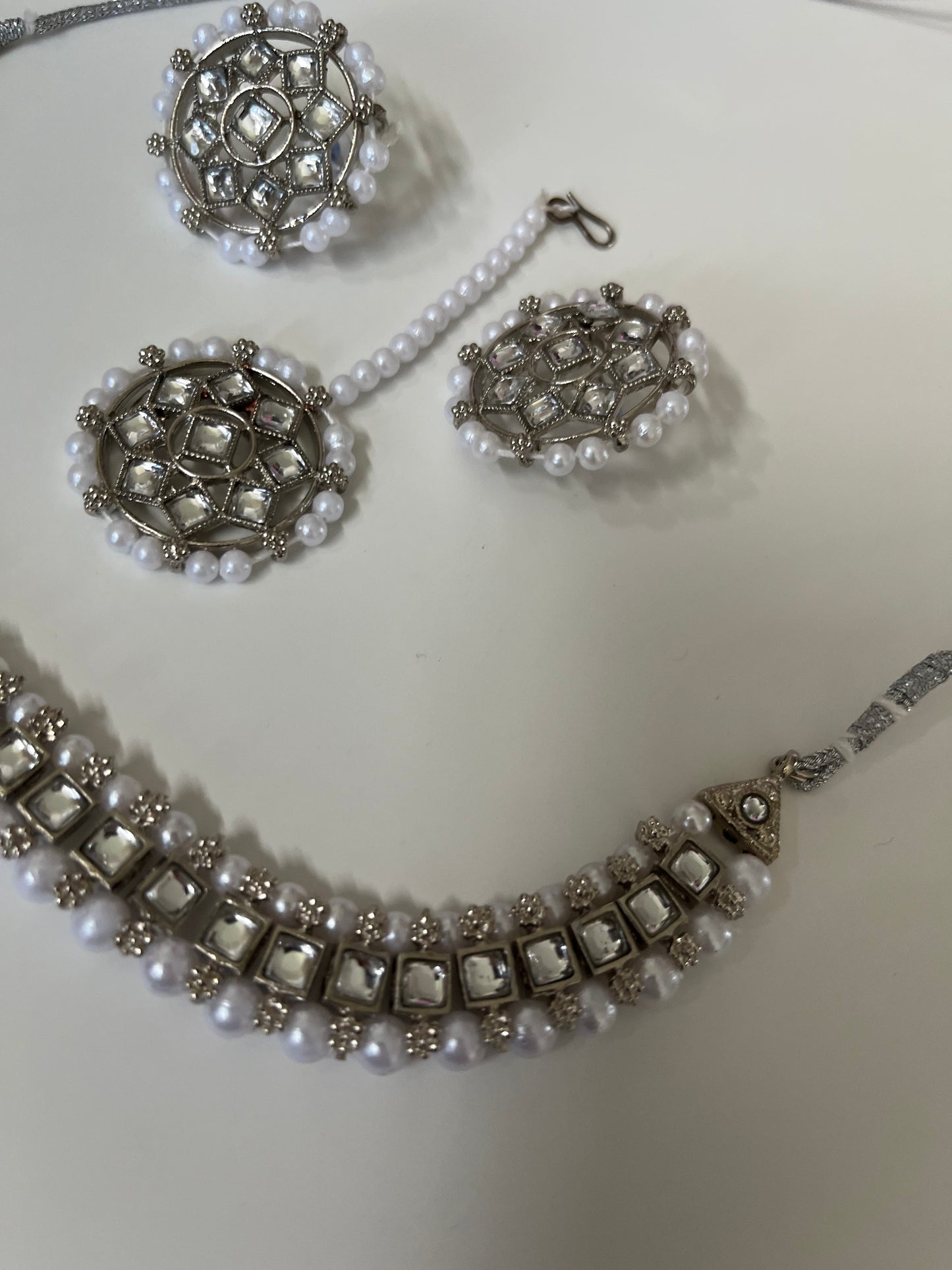 Silver bridesmaid set