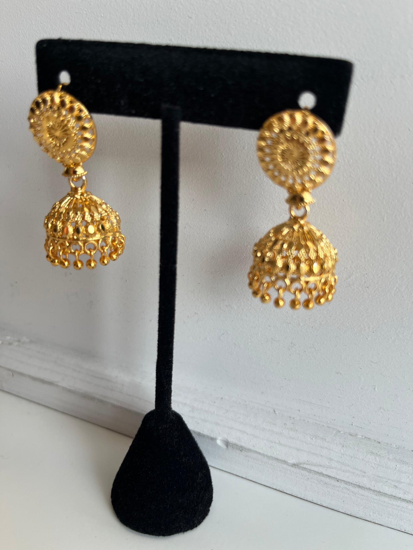 Mini Faux Gold Jumka
