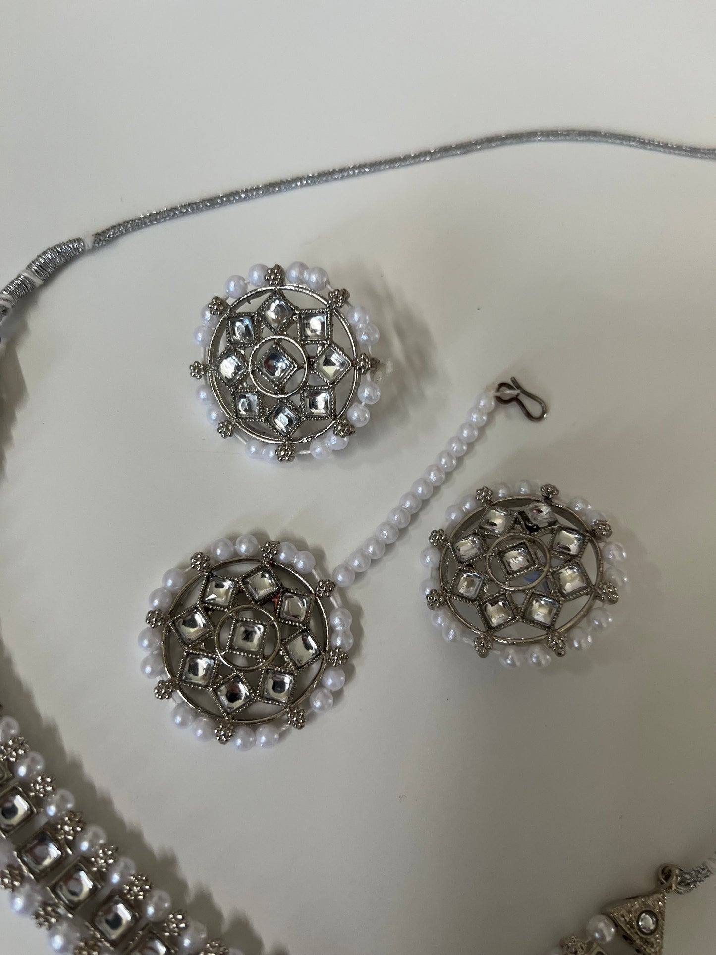 Silver bridesmaid set