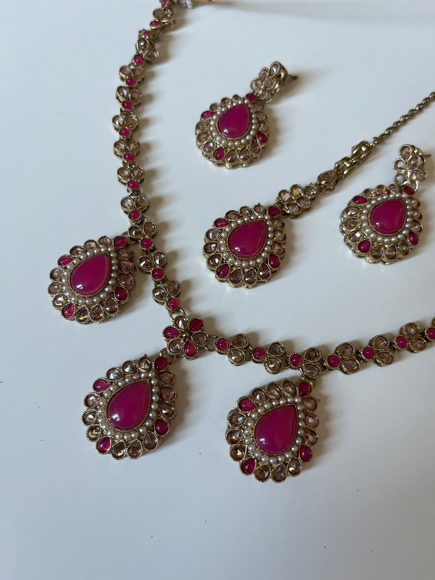 Hot Pink 3 Pendant Set