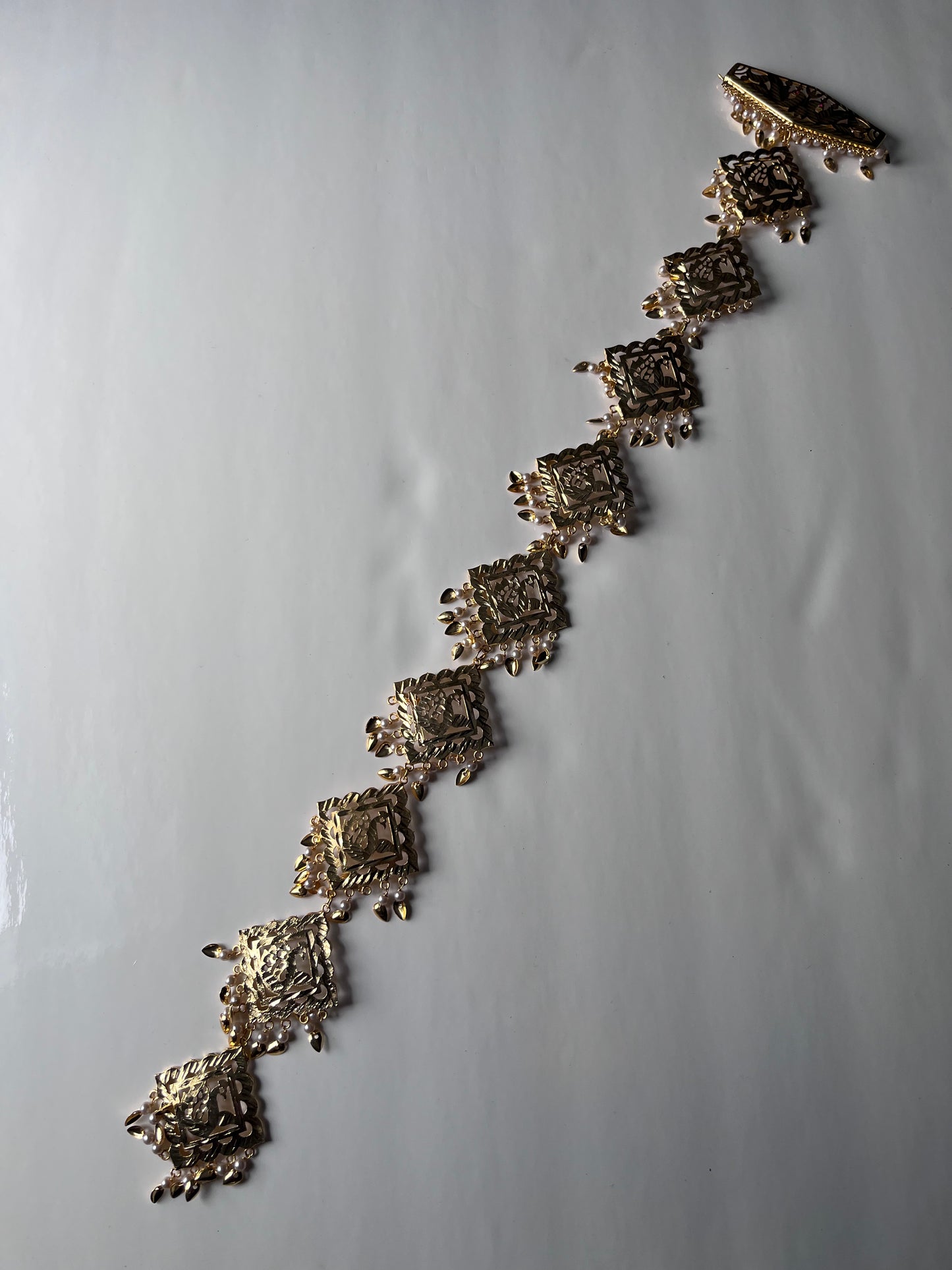 Diamond Shape Hold Foil Hair Braid