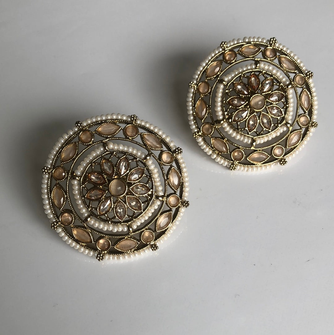 Gold Statement Earrings