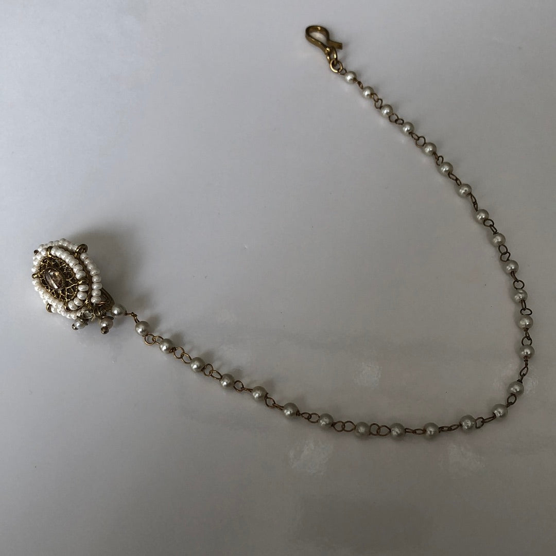 Oval Pearl Nosering