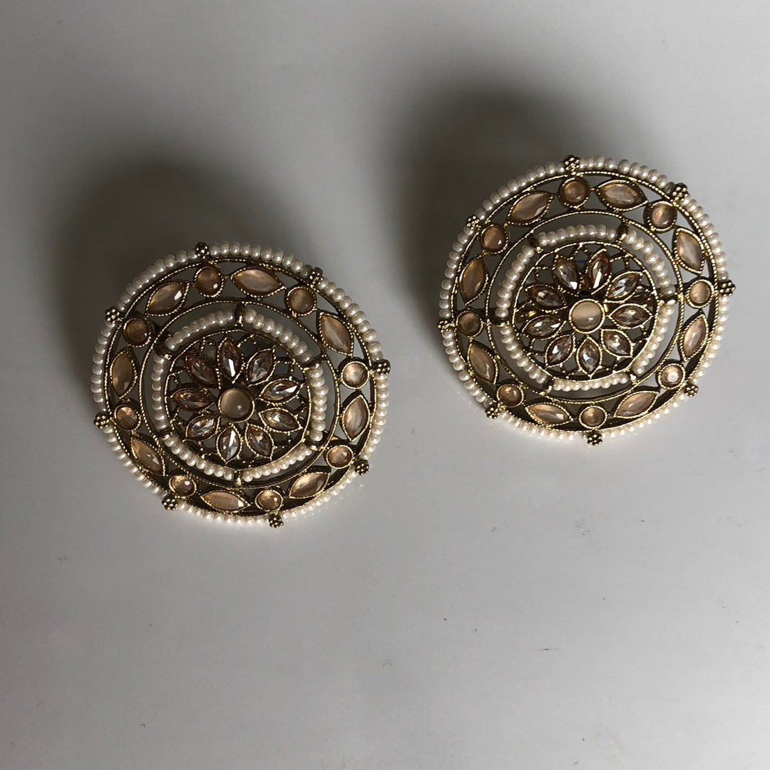 Gold Statement Earrings