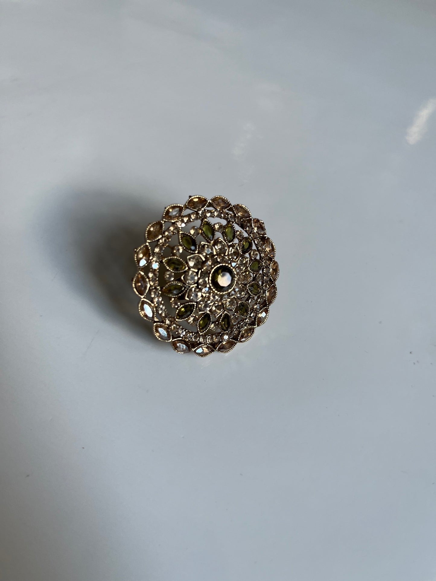 Mehndi Green Ring