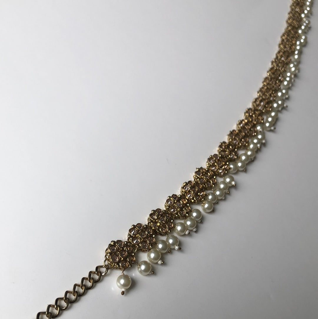 Pearl Floral Waist Chain