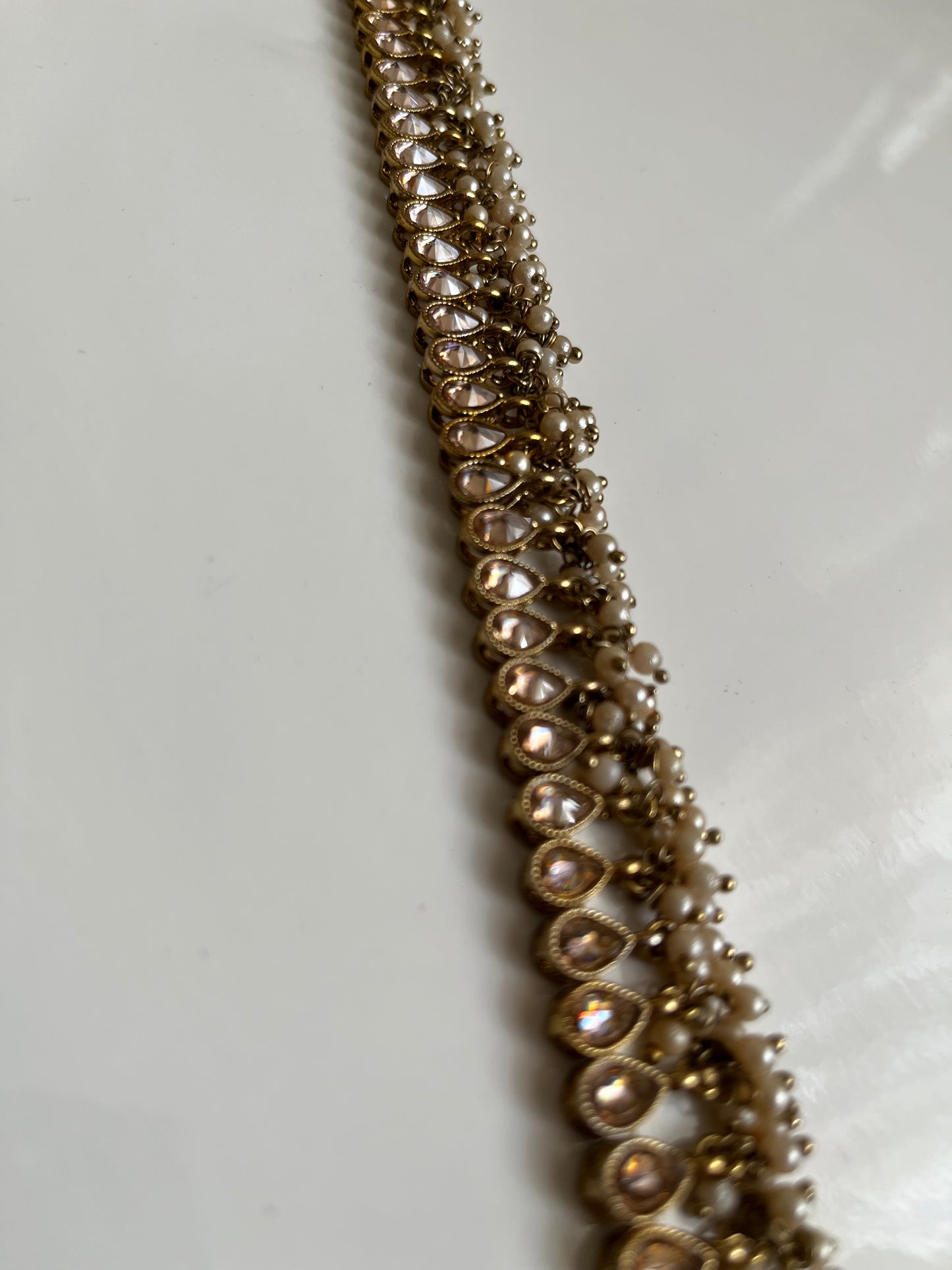 High Quality Teardrop Polki Waistchain