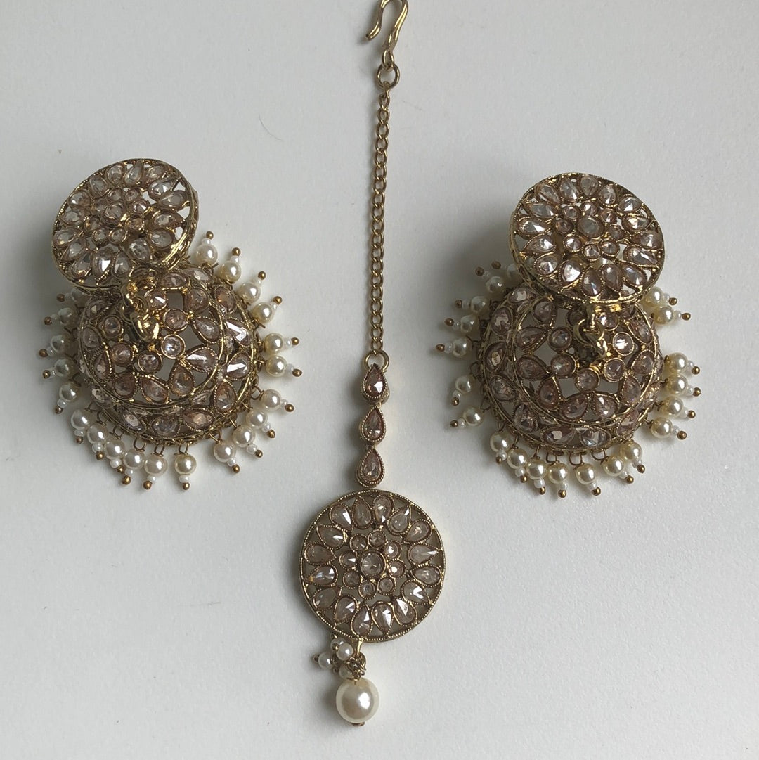 Medium Jumke Earring Tikka Set