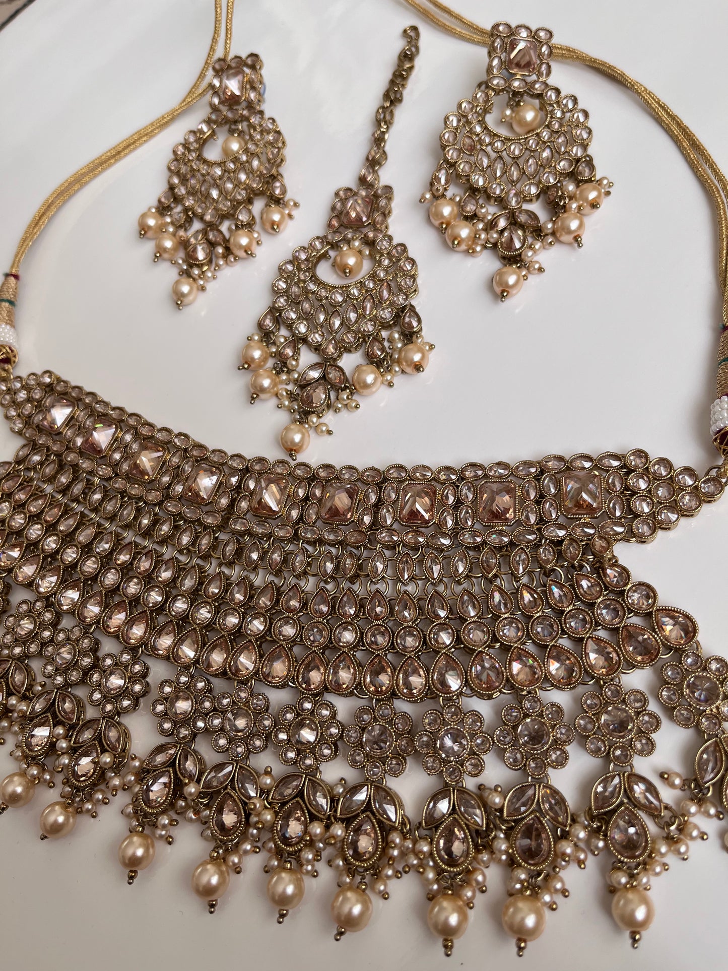 Bridal Drop Necklace Set
