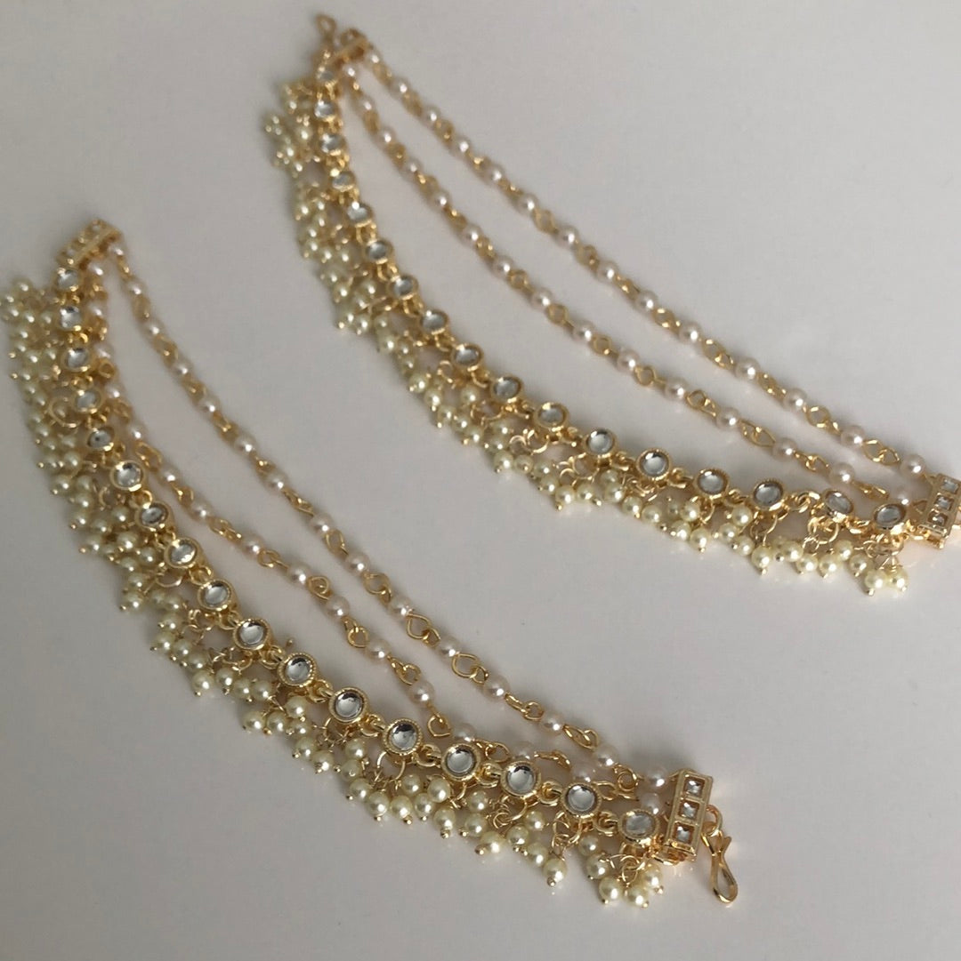 Gold Pearl Earring Saharas