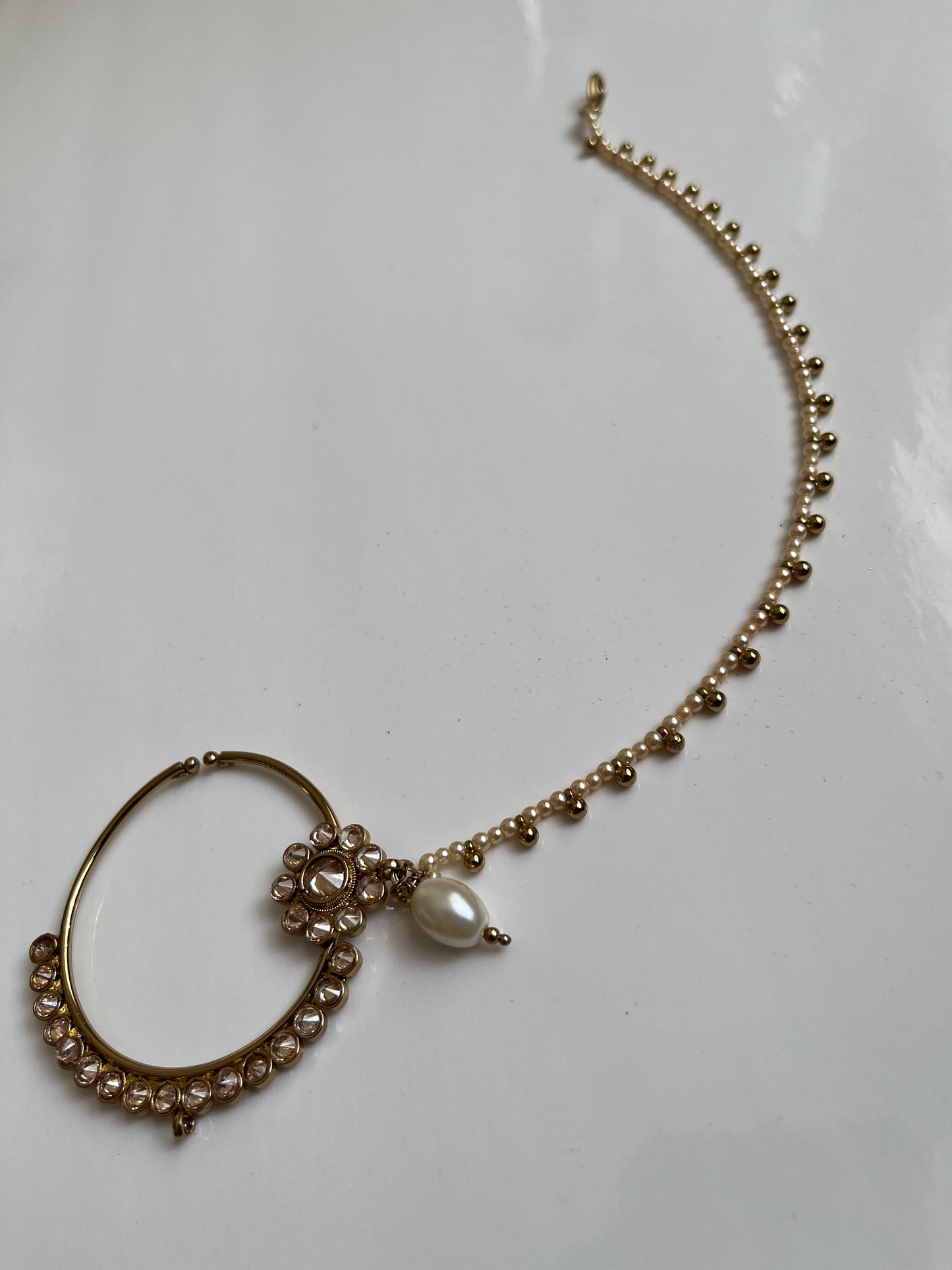 Polki Pearl Naath