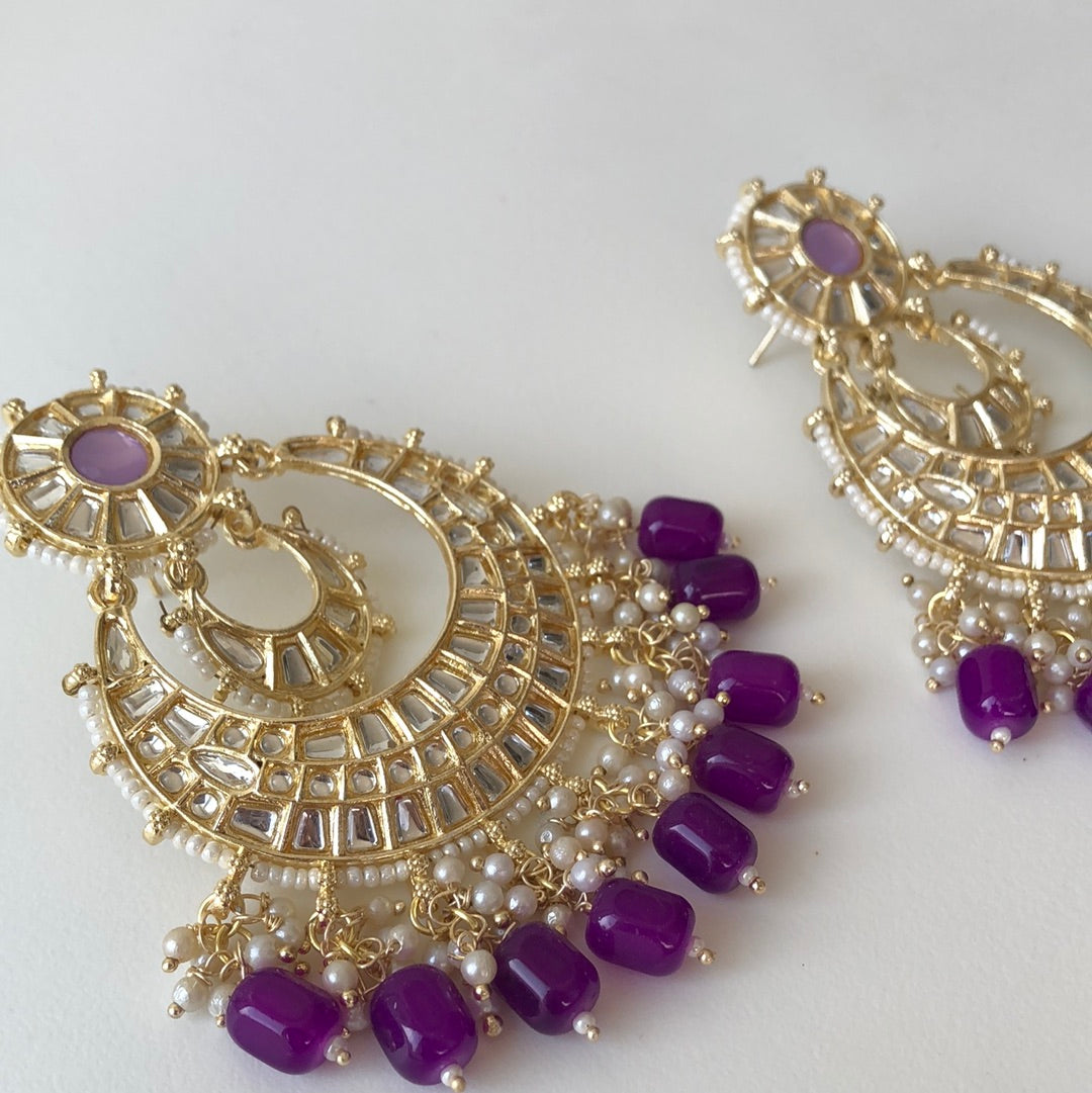 Deep Purple Earrings