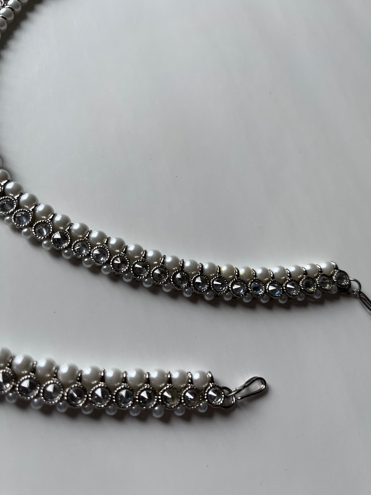 Silver Round Anklets Payal