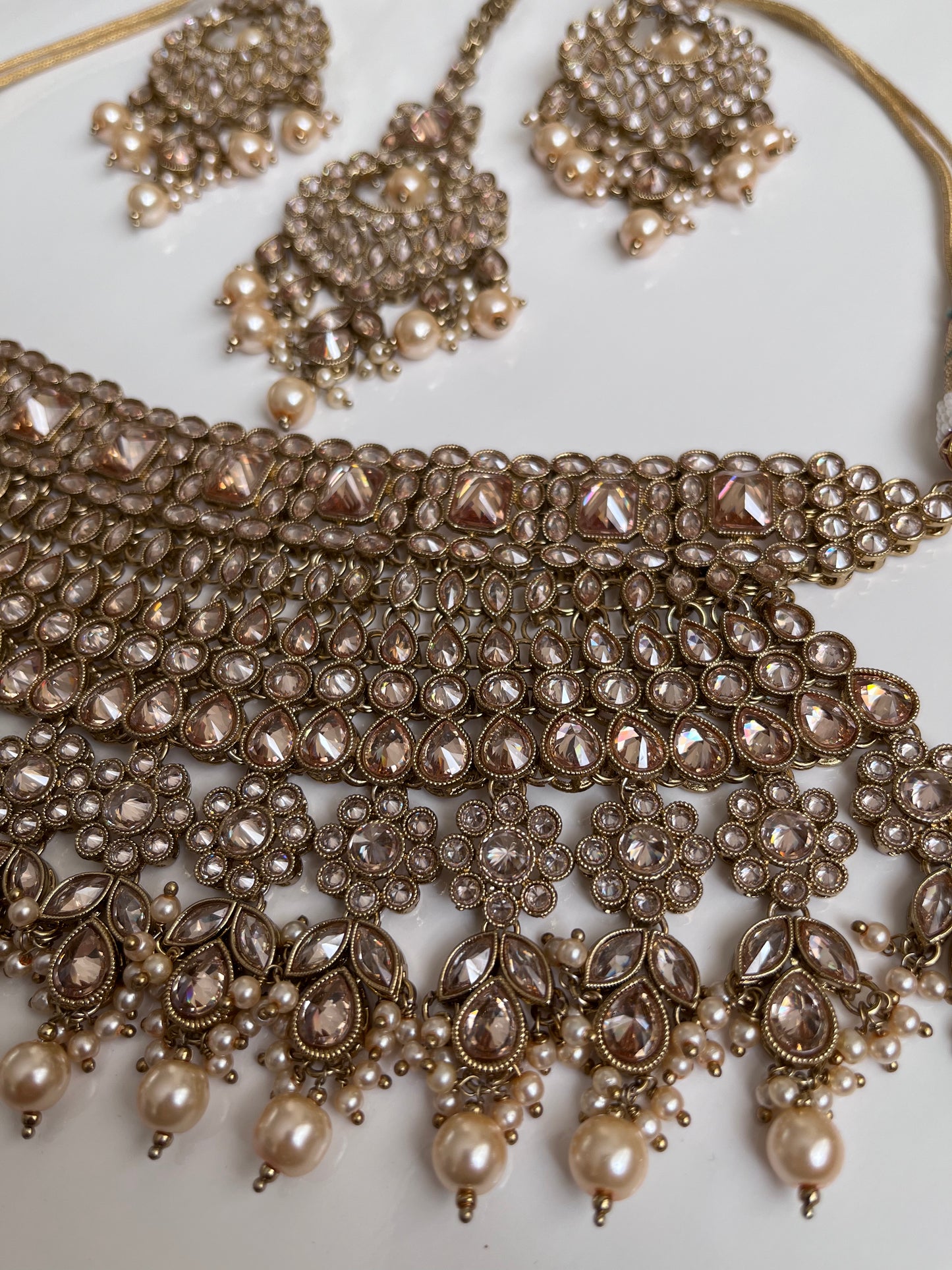 Bridal Drop Necklace Set