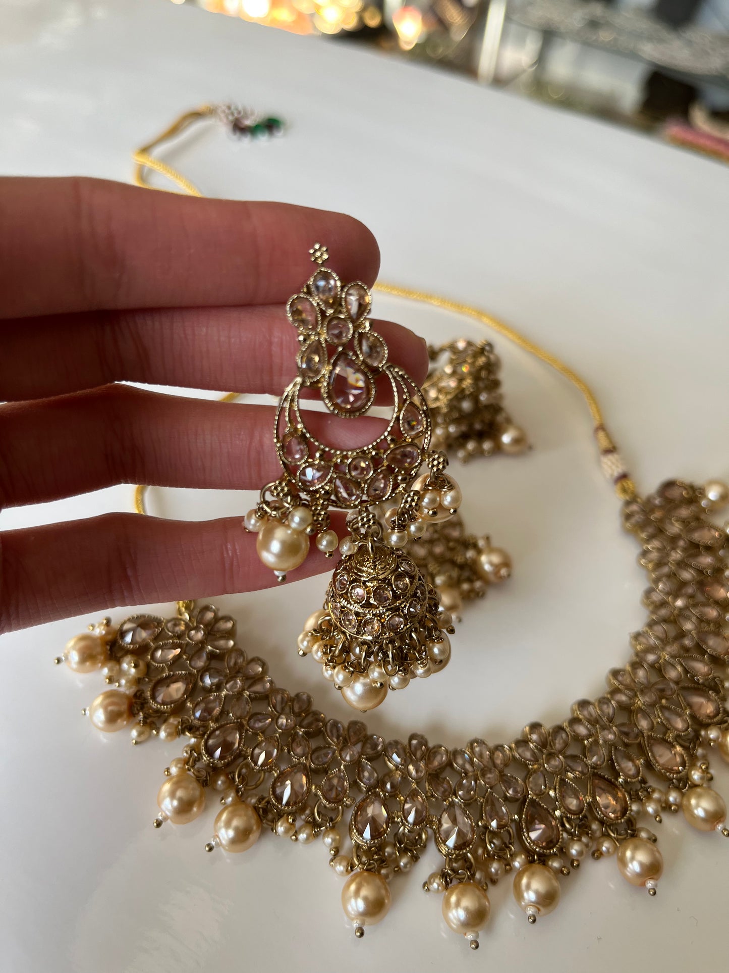 Medium Drop Jumke Gold Set