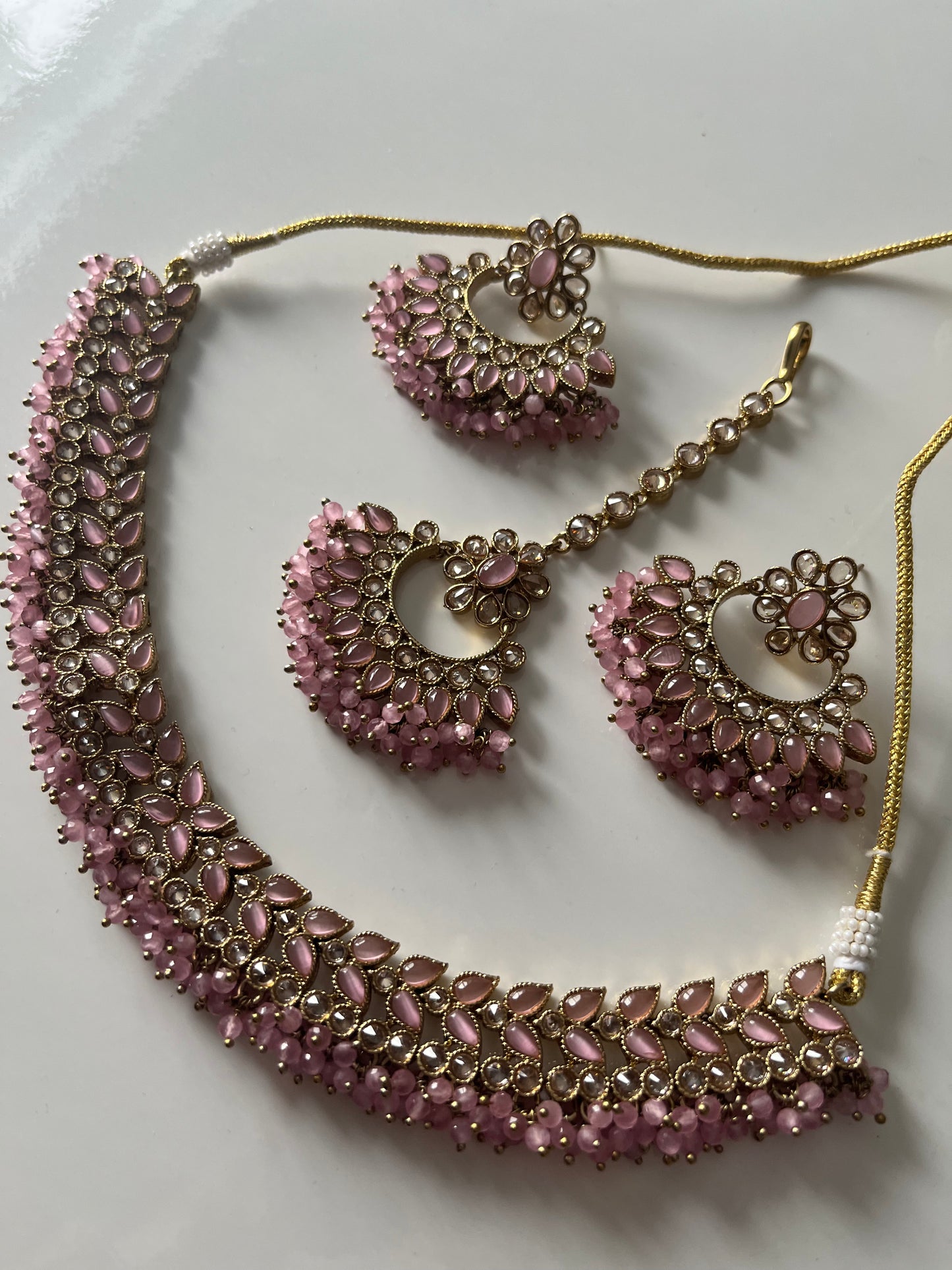 Pink Necklace Set