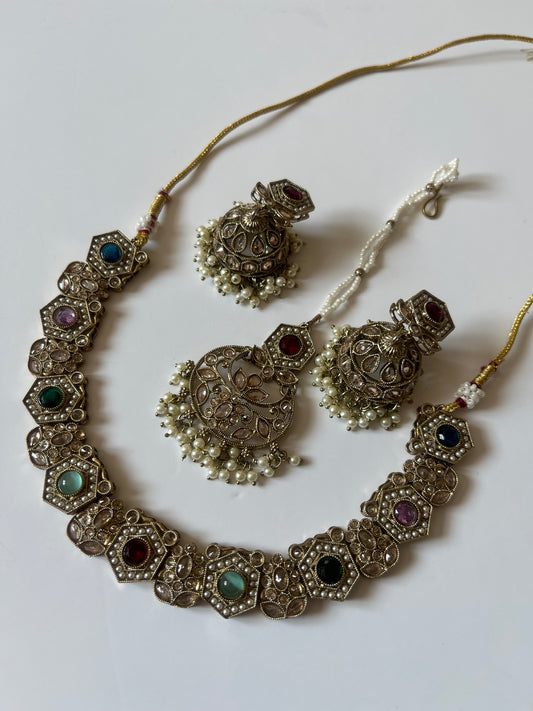 Multicolour Colourful Jumke Set