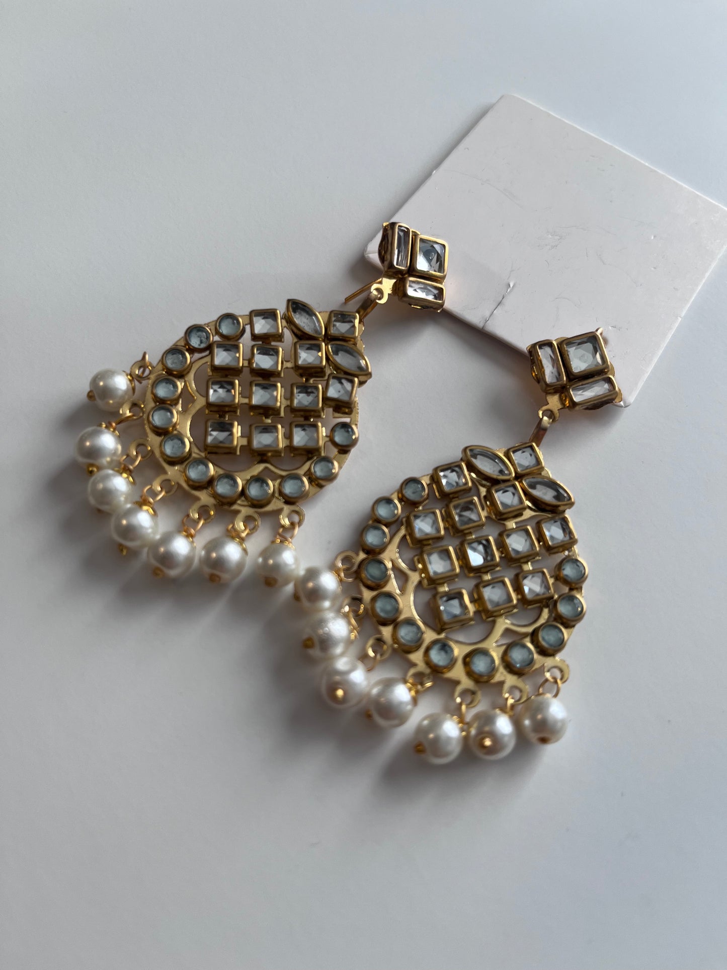 Faux Kundan Earrings