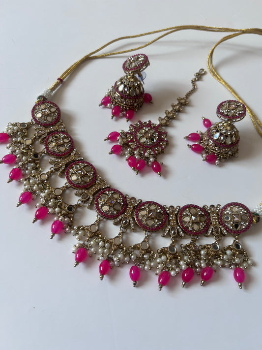 Hot Pink Mirror Set