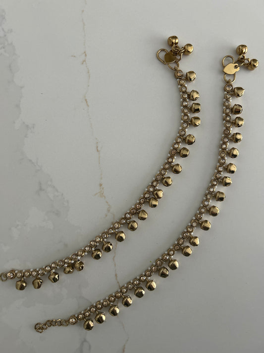 Gungru Simple Anklets Payal Jhanjaran