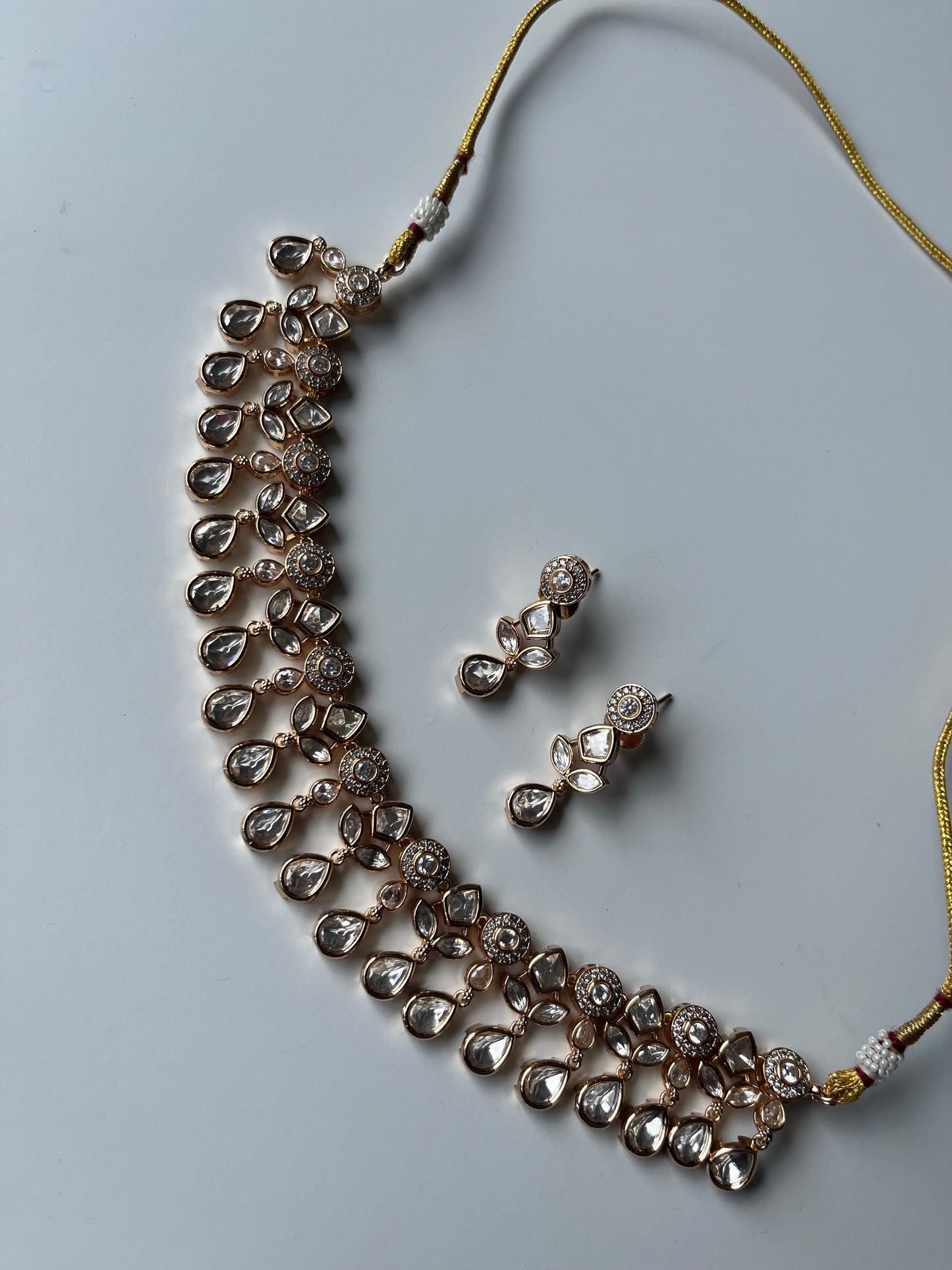 Elegant Kundan Necklace Choker Set