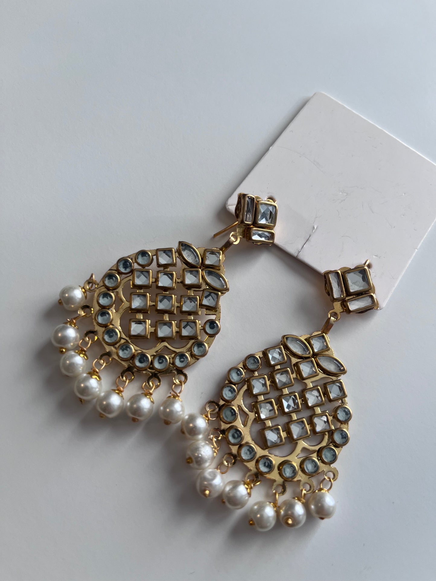 Faux Kundan Earrings