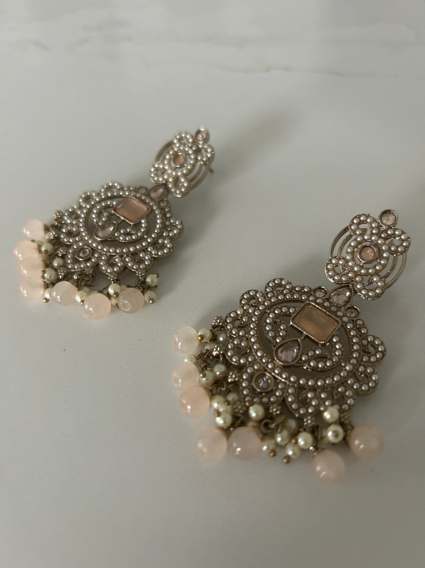 Beige Earrings