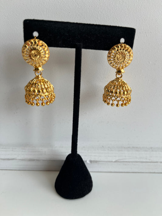 Mini Faux Gold Jumka