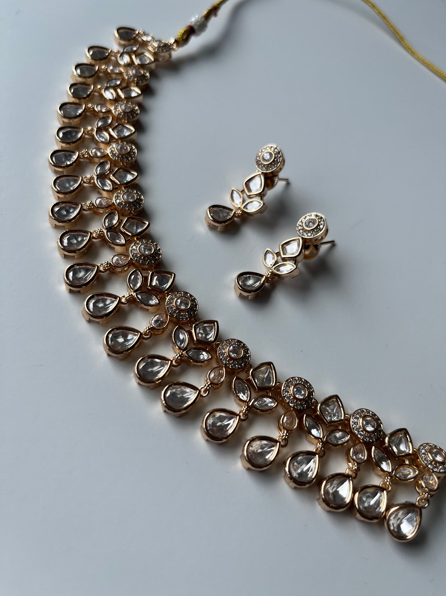 Elegant Kundan Necklace Choker Set