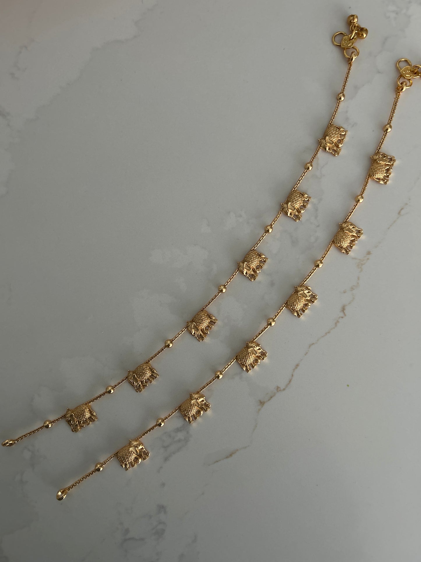 Stunning Elephant Anklets Payal Jhanjaran