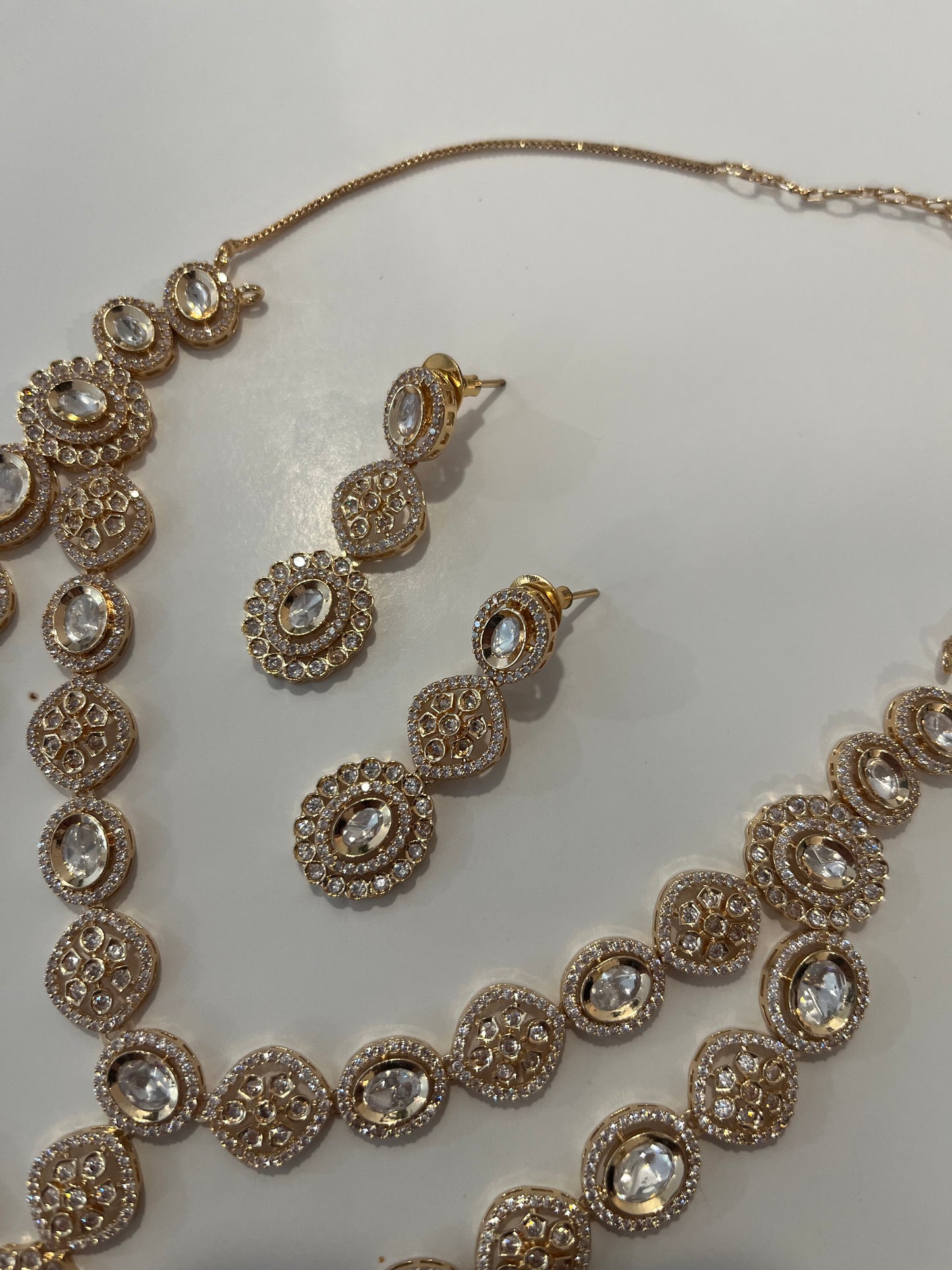 Double Layered Kundan Set