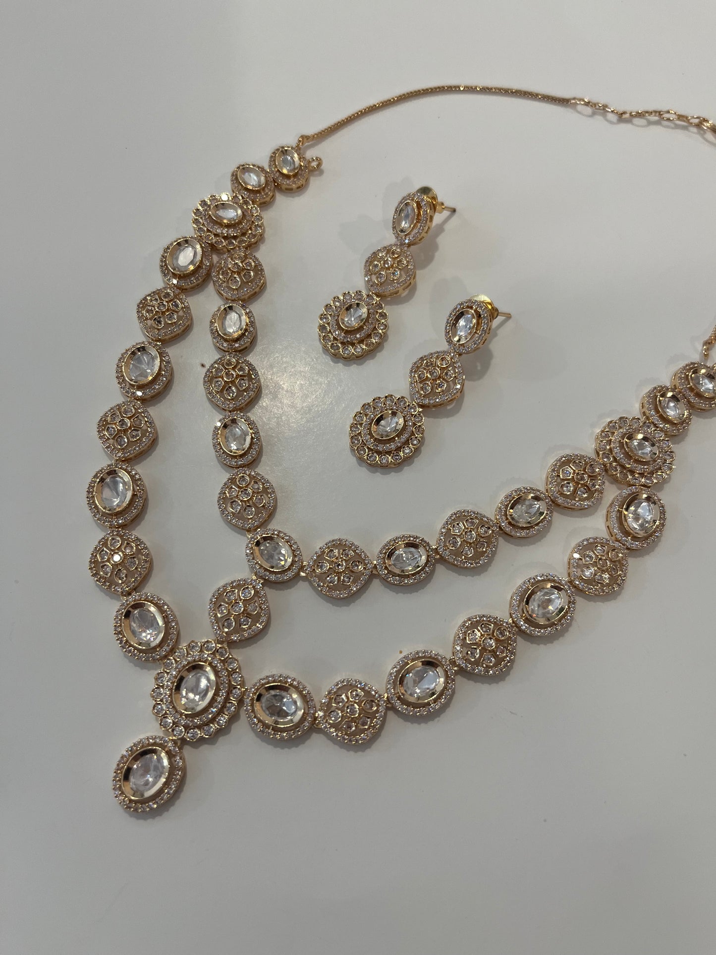 Double Layered Kundan Set