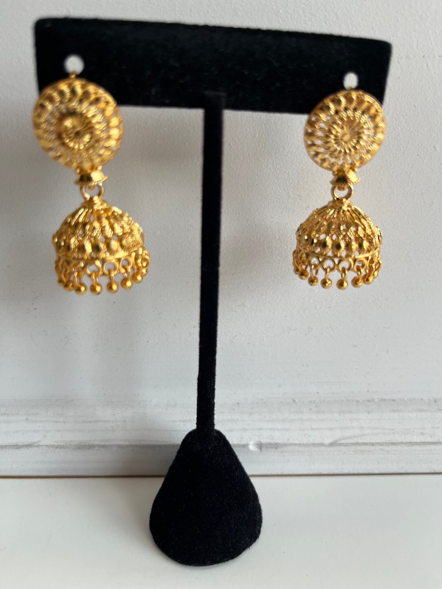 Mini Faux Gold Jumka