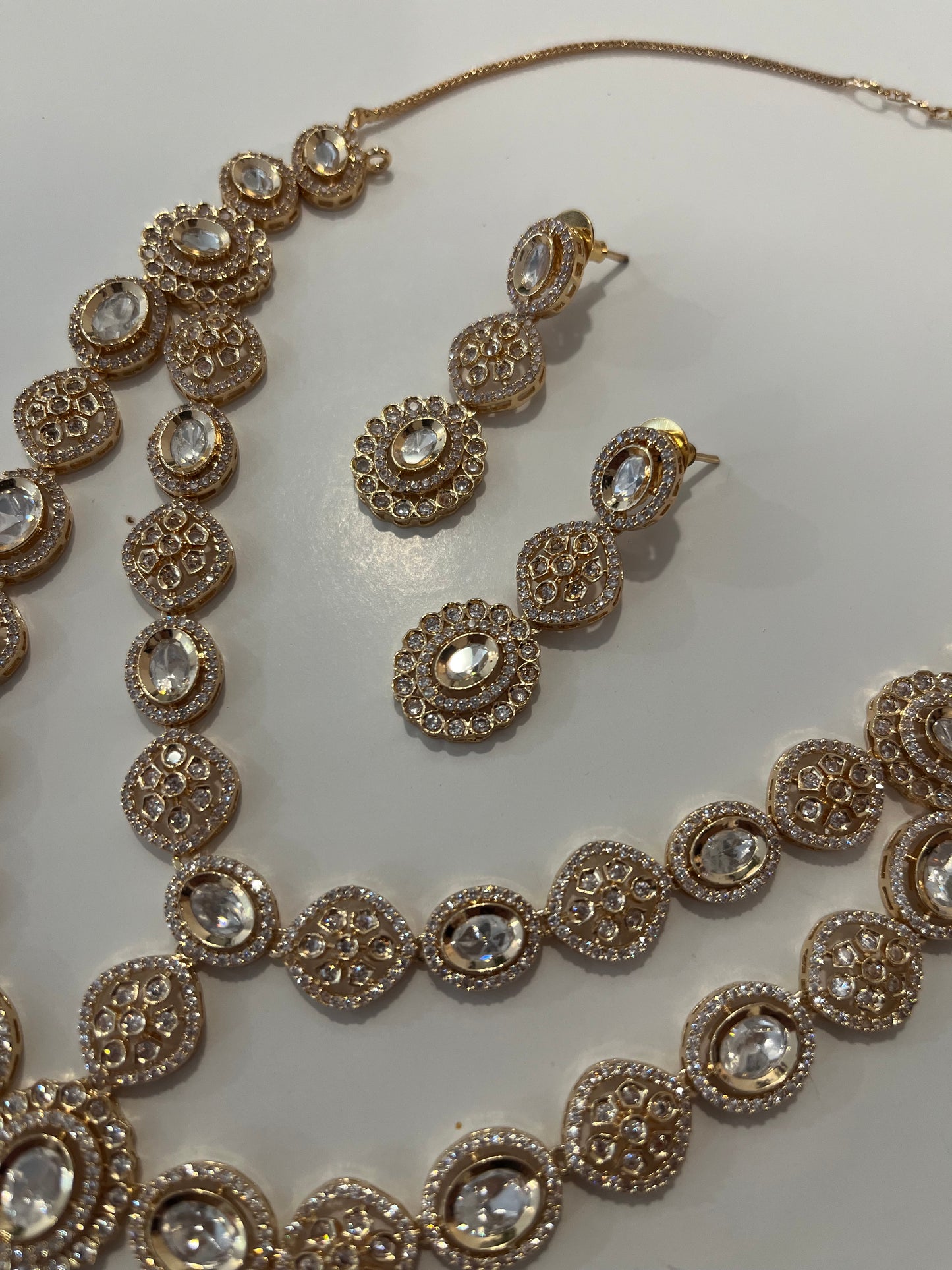 Double Layered Kundan Set