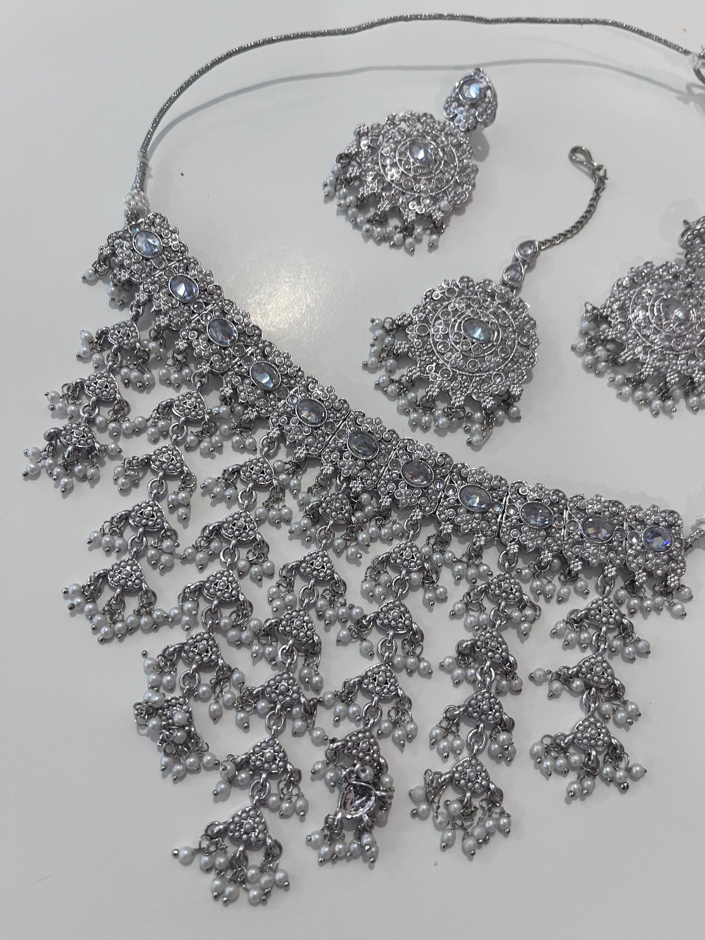 Silver Waterfall Set