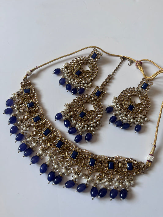 Navy Blue Rectangular Set