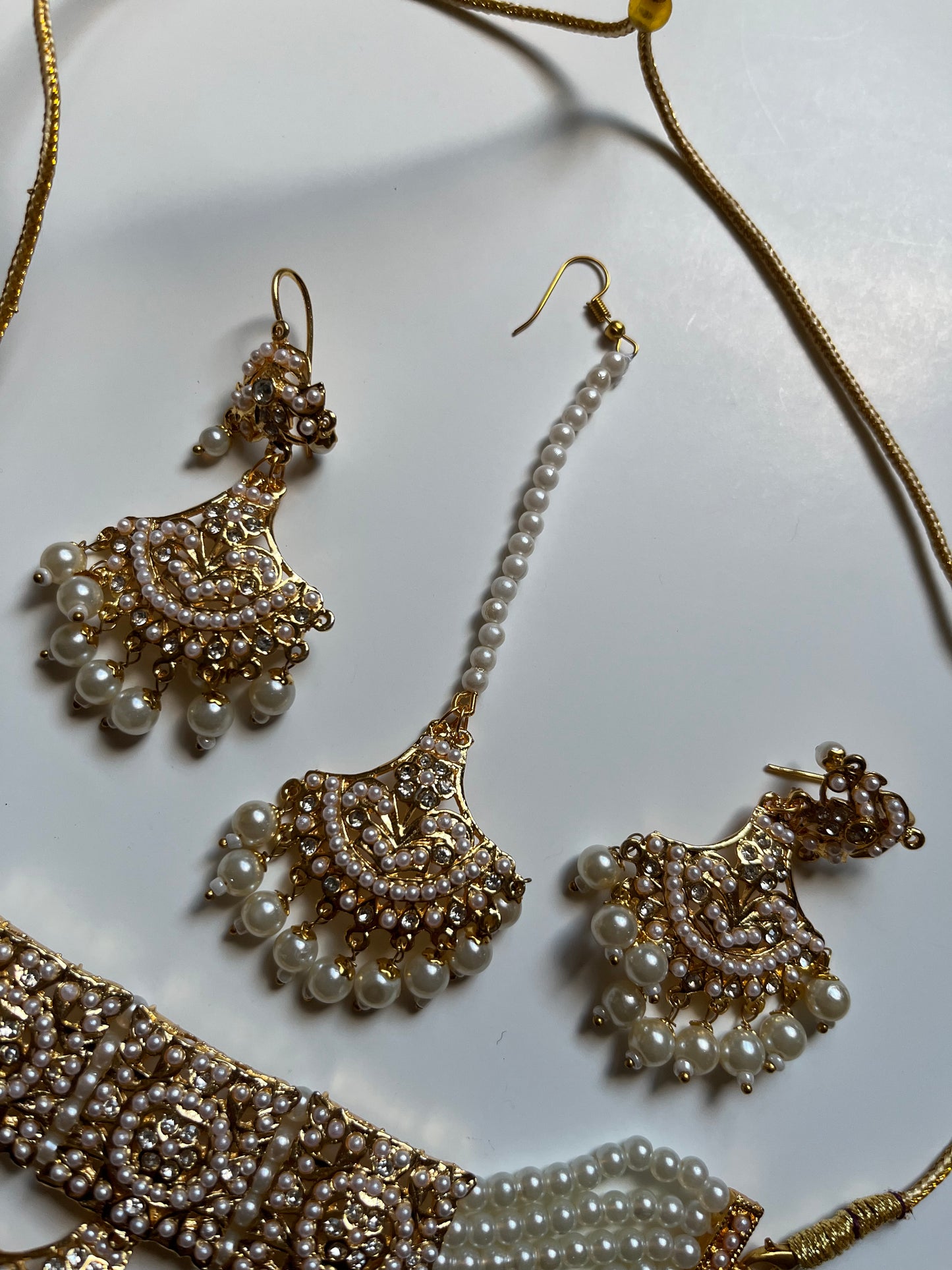 Pakistani Style Pearl Gold Choker