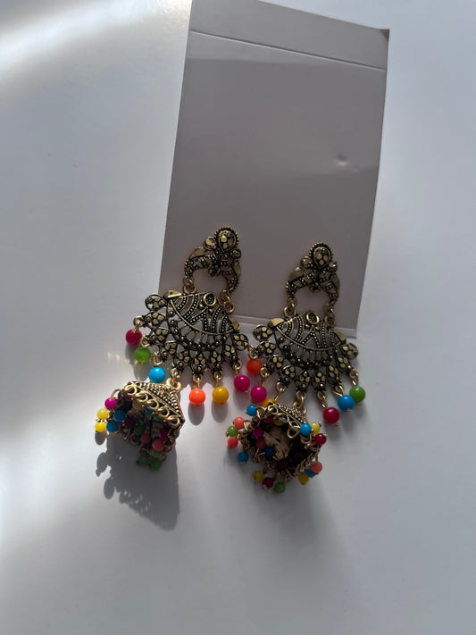 Multicolour earring