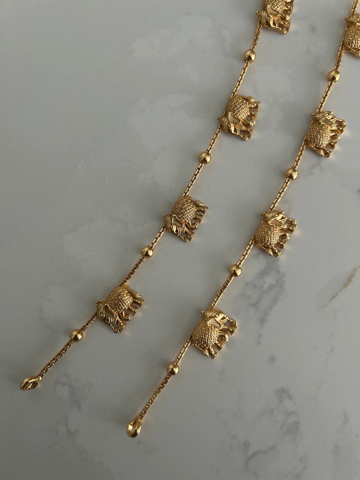 Stunning Elephant Anklets Payal Jhanjaran