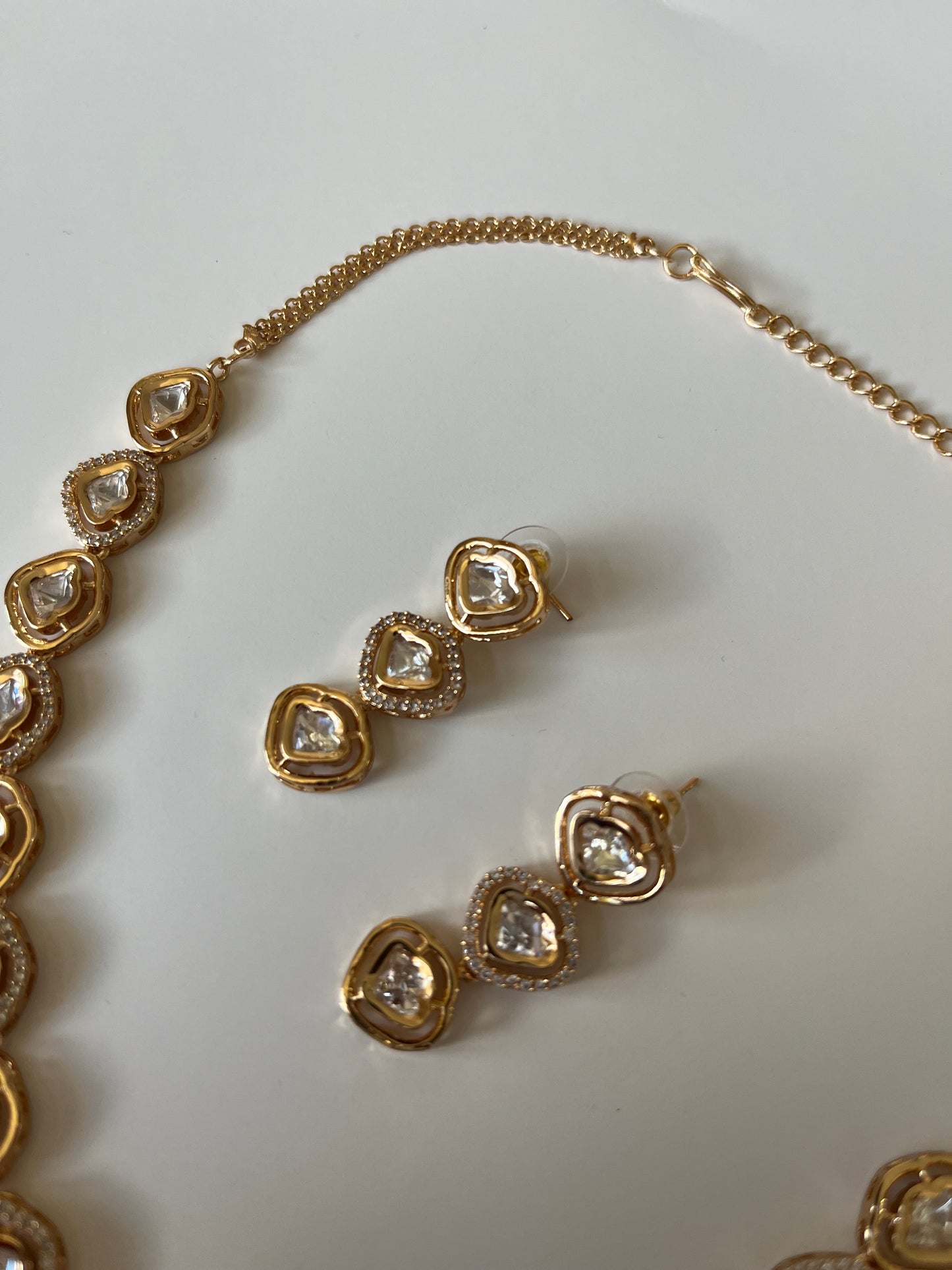 Kundan Diamond Shape Set