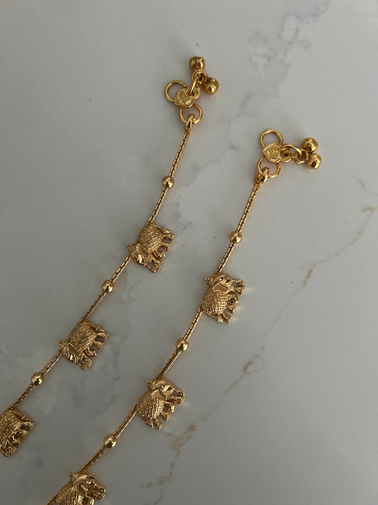 Stunning Elephant Anklets Payal Jhanjaran