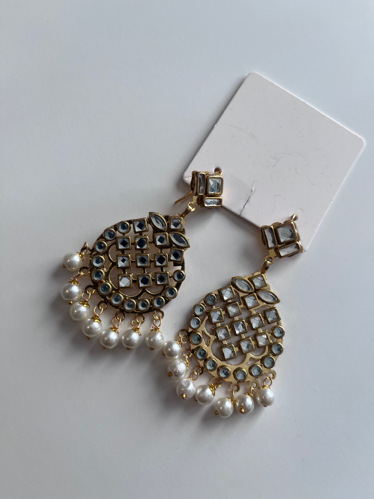 Faux Kundan Earrings