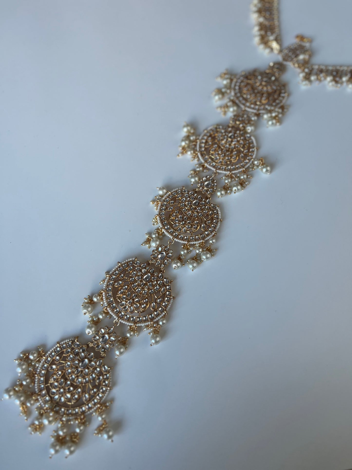 Faux Kundan Hair Braid Choti