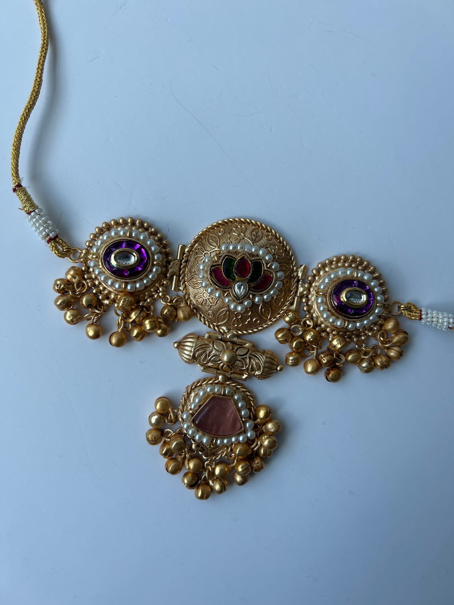 Showstopper Multicolor Necklace Earrings Set